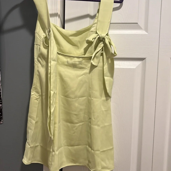 NWT Urban Outfitters Double Bow sage green dress - Picture 2 of 4